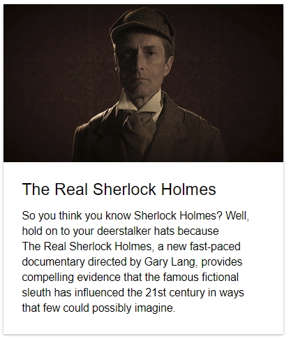 The Real Sherlock Holmes
